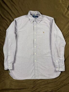 Ralph Lauren Men’s Light Lavender Button-Down Oxford Shirt